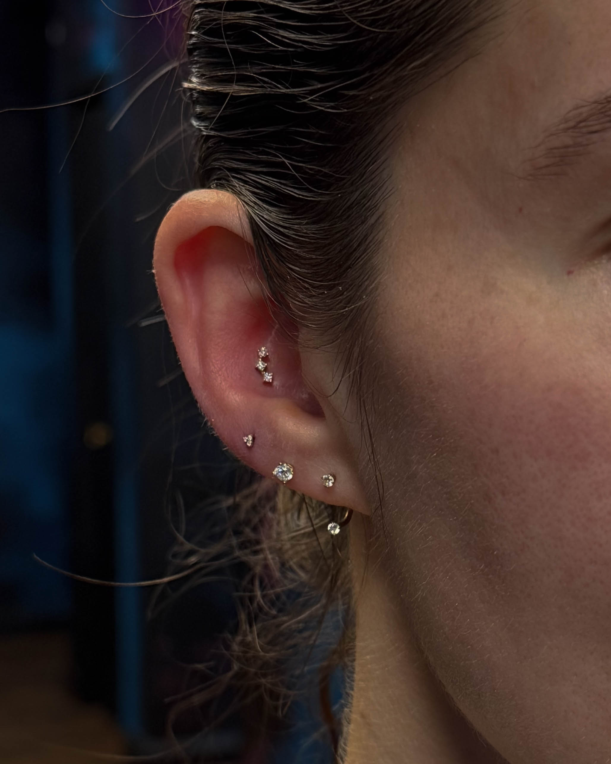 First session ear curation by Stab Daddy Bri