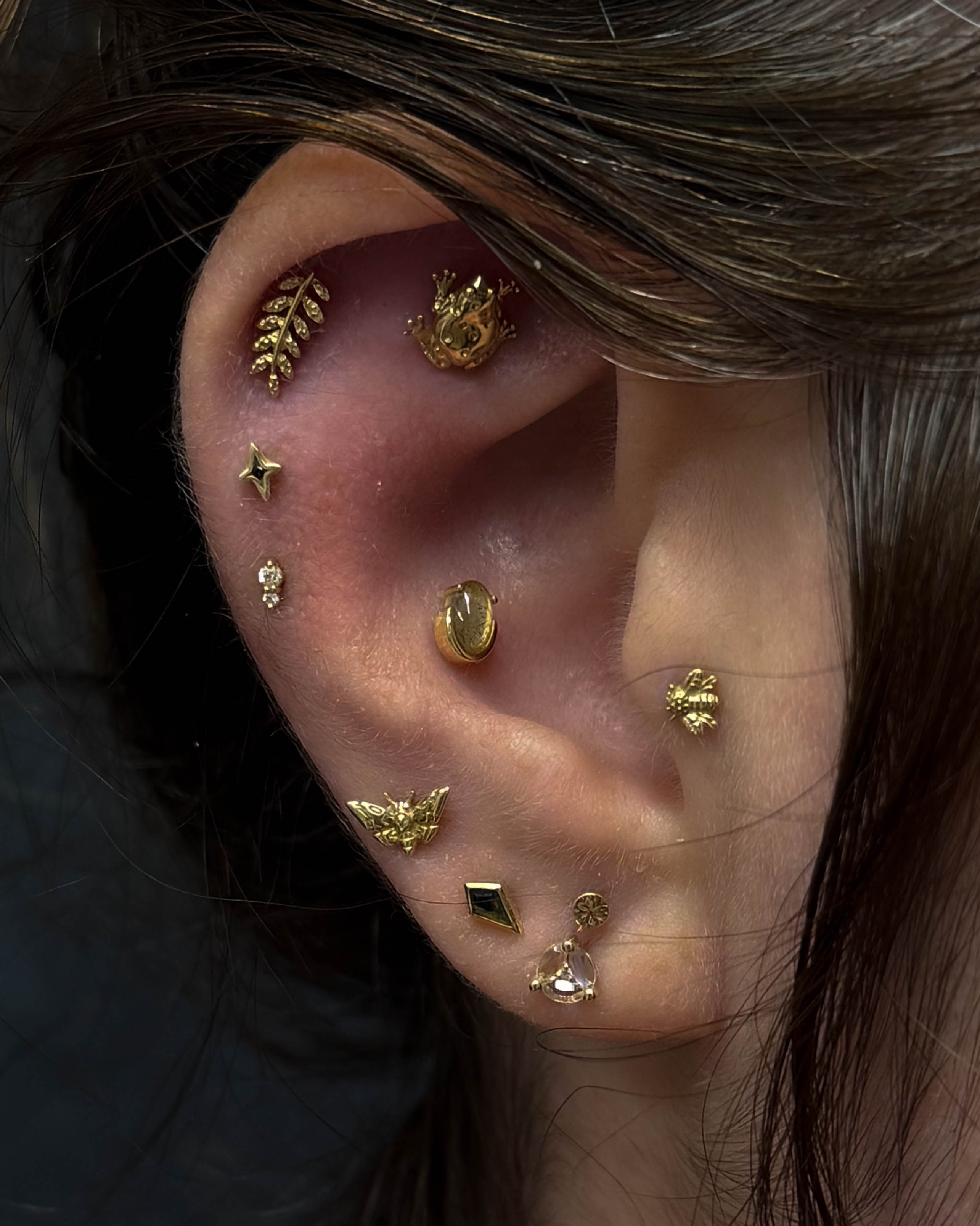 Fully healed ear piercing by Stab Daddy Bri, Oxford